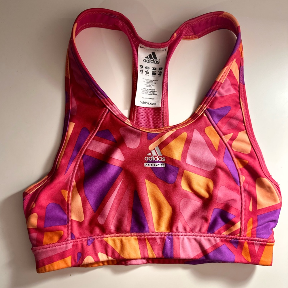 ADIDAS Techfit Pink Sports Bra